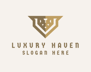 Luxury Shield Badge logo design