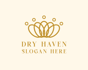 Elegant Ring Crown logo design