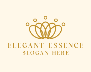 Elegant Ring Crown logo design