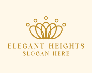 Elegant Ring Crown logo design