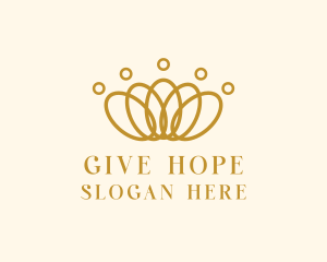 Elegant Ring Crown logo design