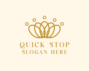 Elegant Ring Crown logo design