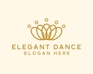 Elegant Ring Crown logo design