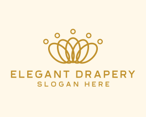 Elegant Ring Crown logo design