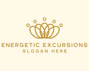 Elegant Ring Crown logo design