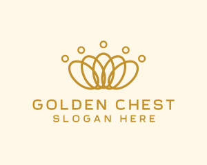 Elegant Ring Crown logo design