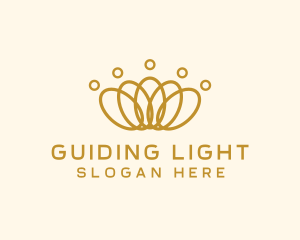 Elegant Ring Crown logo design