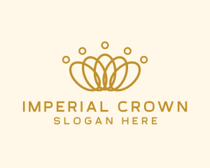 Elegant Ring Crown logo design