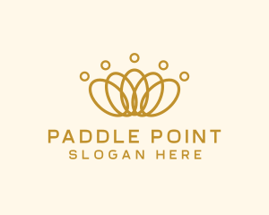 Elegant Ring Crown logo design