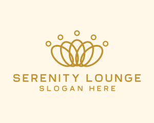 Elegant Ring Crown logo design