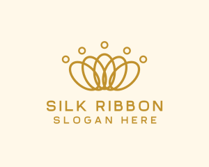 Elegant Ring Crown logo design