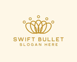 Elegant Ring Crown logo design