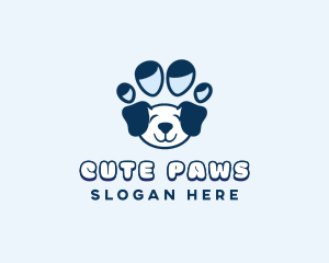 Paw Dog Puppy logo design