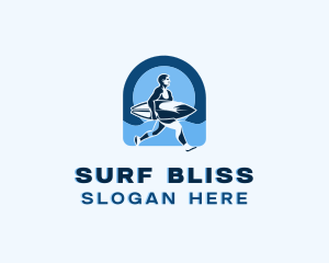 Surfing Sports Surfer logo