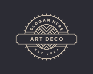 Art Deco Brewery logo design