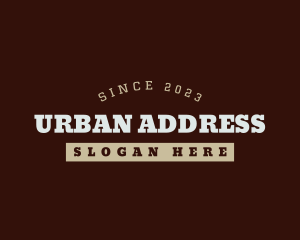 Urban Masculine Business logo design