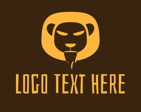 Lioness logo example 2