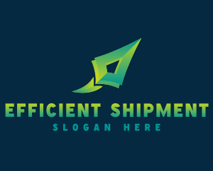 Freight Logistics Plane logo design