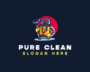 Vacuum Cleaning Sanitation logo design