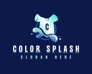 Tshirt Splash Laundry logo design