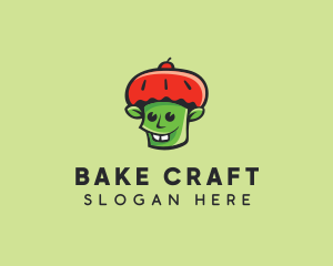 Goblin Cupcake Bake logo design