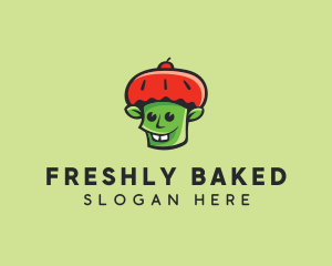 Goblin Cupcake Bake logo design