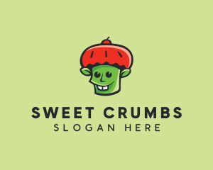 Goblin Cupcake Bake logo design