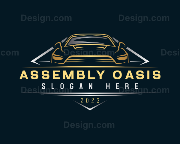 Racing Automobile Garage Logo