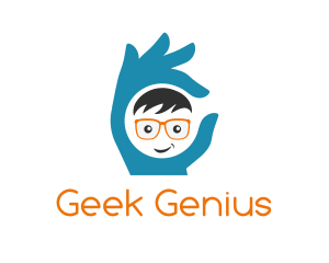 Perfect Geek Hand logo