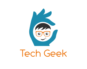 Perfect Geek Hand logo