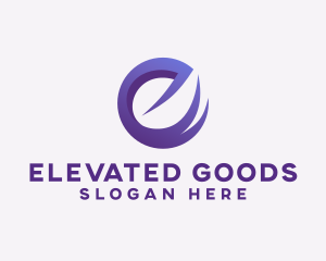 Gradient Fashion Swirl logo design