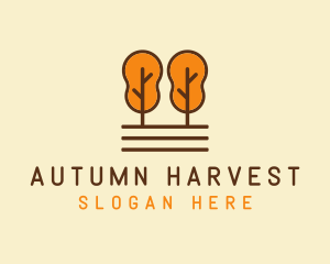 Autumn Tree Park  logo design