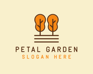 Autumn Tree Park  logo design