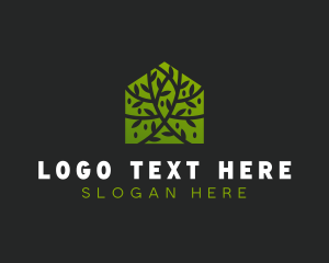 Green House Vines logo design