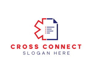 Medical Cross Prescription logo design