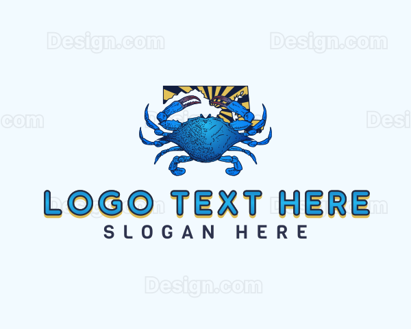 Maryland Seafood Crab Logo