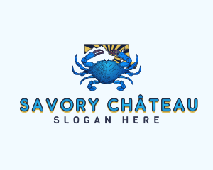 Maryland Seafood Crab  logo design