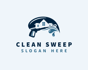 House Cleaning Pressure Washer logo design