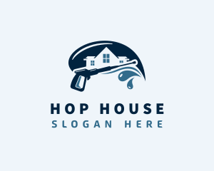 House Cleaning Pressure Washer logo design