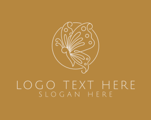 Ornate Elegant Butterfly logo