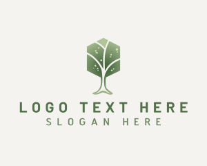 Natural Hexagon Tree logo