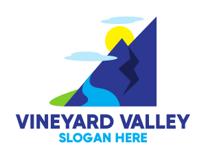 Cool Mountain Valley logo design