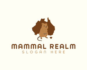 Quokka Australia Animal logo