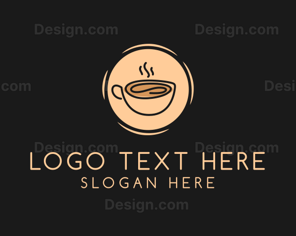 Hot Espresso Coffee Logo