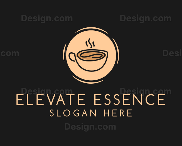 Hot Espresso Coffee Logo