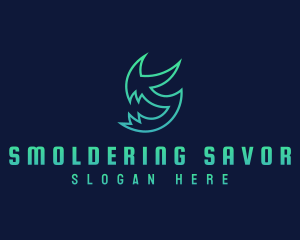 Mythical Gaming Letter S logo design