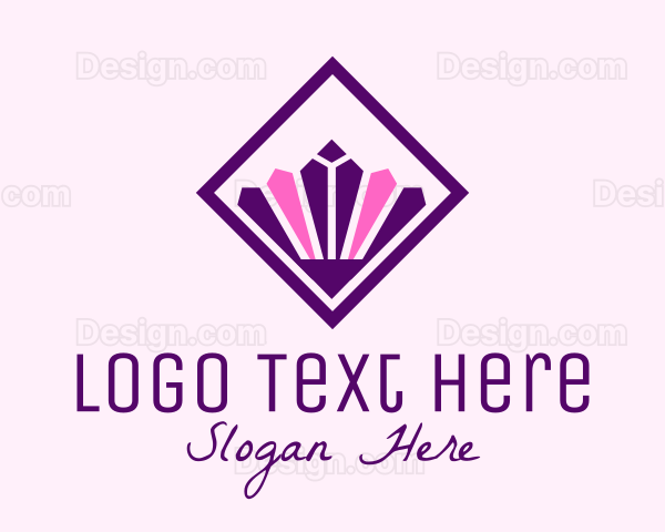 Crystal Diamond Headdress Logo