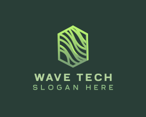 Hexagon Wave Firm logo design