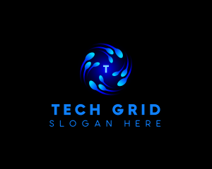 Cyber Digital Tech logo design