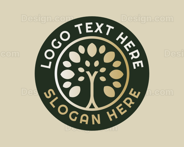 Tree Eco Friendly Farm Logo